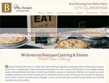 Tablet Screenshot of bourassacatering.com